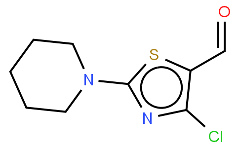 4-氯-2-(1-哌啶)-5-噻唑甲醛