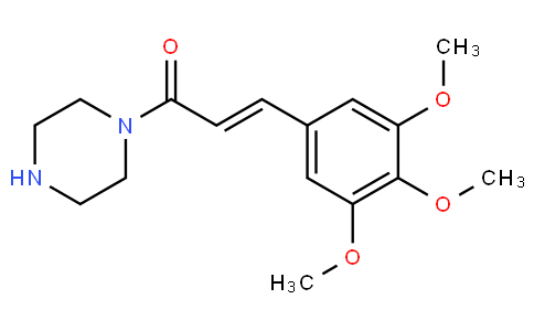 1-piperazin-1-yl-3-(3,4,5-trimethoxyphenyl)prop-2-en-1-one