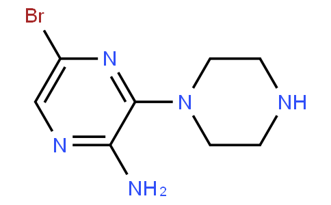 5-bromo-3-piperazin-1-ylpyrazin-2-amine
