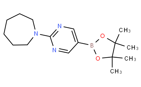 1-[5-(4,4,5,5-tetramethyl-1,3,2-dioxaborolan-2-yl)pyrimidin-2-yl]azepane