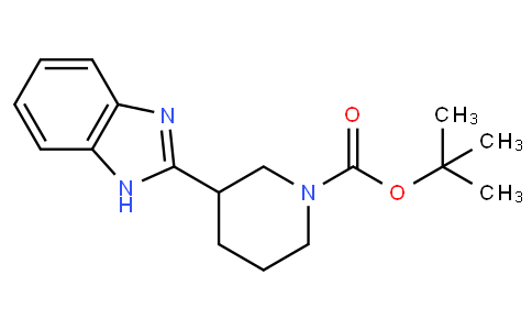 3-(1H-苯并[d]咪唑-2-基)哌啶-1-羧酸叔丁酯