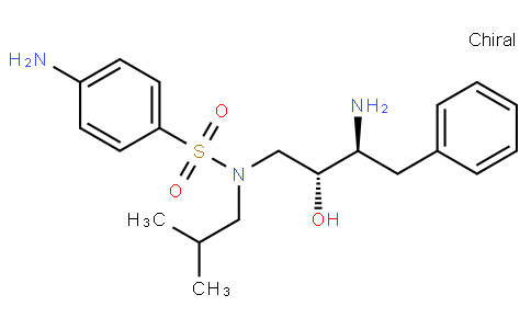 4-氨基-N-[(2R, 3S)-3-氨基-2-羥基-4-苯丁基]-N-異丁基苯磺酰胺