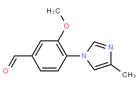 3-Methoxy-4-(4-methyl-1H-imidazol-1-yl)benzaldehyde
