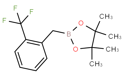 4,4,5,5-Tetramethyl-2-(2-(trifluoromethyl)benzyl)-1,3,2-dioxaborolane