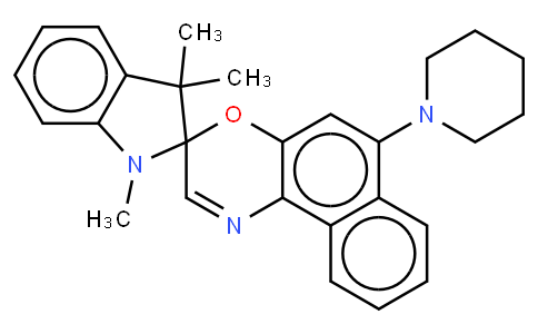 1,3,3-三甲基吲哚啉-6’-(1-哌啶基)螺吩惡嗪
