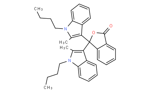 3,3-雙(1-丁基-2-甲基-1H-吲哚-3-基)-1(3H)-異苯并呋喃酮