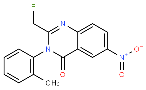 2-(氟甲基)-3-(2-甲基苯基)-6-硝基-3H-惡唑啉-4-酮