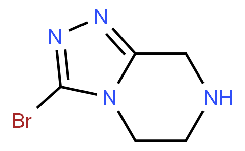 3-溴-5,6,7,8-四氫-[1,2,4]三唑并[4,3-A]吡嗪鹽酸鹽