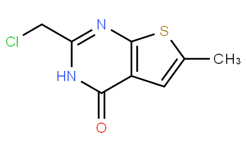 2-(chloromethyl)-6-methyl-3H-thieno[2,3-d]pyrimidin-4-one