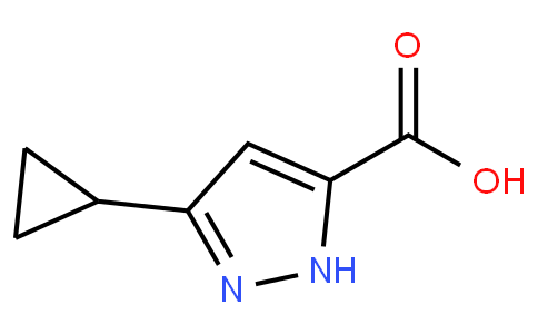 3-環(huán)丙基吡唑-5-羧酸