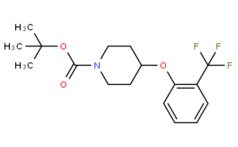 tert-butyl 4-[2-(trifluoromethyl)phenoxy]piperidine-1-carboxylate