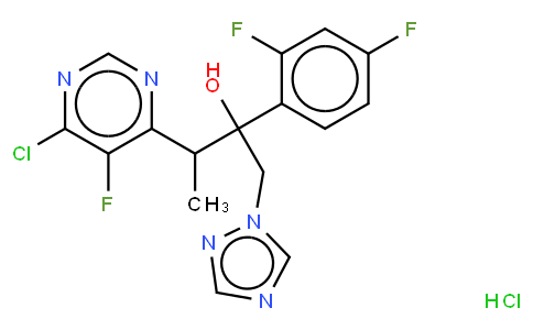 3-(6-chloro-5-fluoropyrimidin-4-yl)-2-(2,4-difluorophenyl)-1-(1,2,4-triazol-1-yl)butan-2-ol,hydrochloride