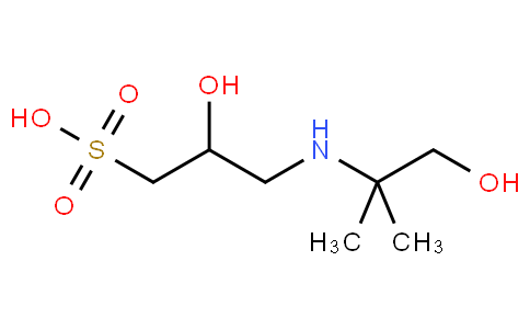 2-hydroxy-3-[(1-hydroxy-2-methylpropan-2-yl)amino]propane-1-sulfonic acid