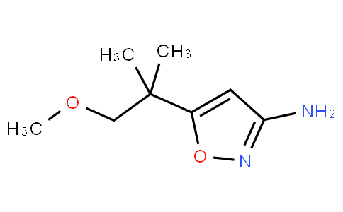 5-(1-甲氧基-2-甲基丙烷-2-基)-異噁唑-3-胺