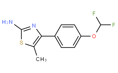 4-[4-(Difluoromethoxy)phenyl]-5-methyl-2-thiazolamine