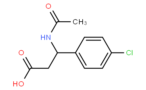 3-acetamido-3-(4-chlorophenyl)propanoic acid
