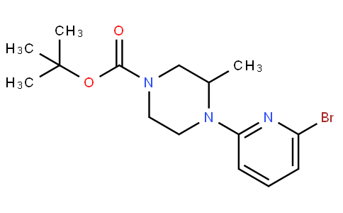 4-(6-Bromo-pyridin-2-yl)-3-methyl-piperazine-1-carboxylic acid tert-butyl ester