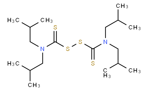 bis(2-methylpropyl)carbamothioylsulfanyl N,N-bis(2-methylpropyl)carbamodithioate