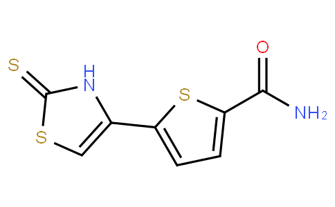 2-甲酰胺-5-(2-巰基-1,3-噻唑-4-基)-噻吩