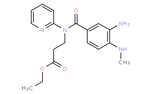 3 - [（3 -氨基- 4 -甲基苯甲酰）吡啶-2基氨基]丙酸乙酯