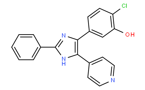 2-氯-5-(2-苯基-5-(吡啶-4-基)-1H-咪唑-4-基)苯酚