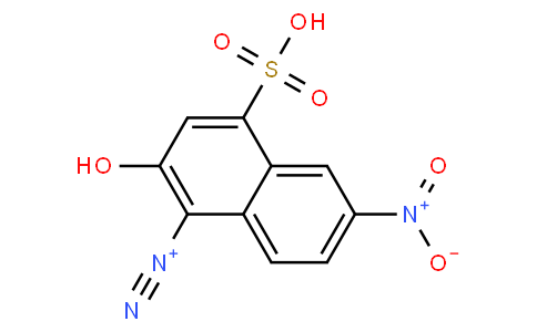 2-hydroxy-6-nitro-4-sulfonaphthalene-1-diazonium