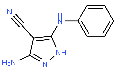 3-amino-5-(phenylamino)-1H-pyrazole-4-carbonitrile