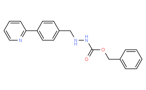 benzyl N-[(4-pyridin-2-ylphenyl)methylamino]carbamate