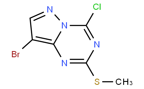 8-溴-4-氯-2-(甲基硫代)吡唑并[1,5-a][1,3,5]三嗪