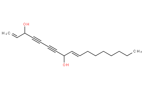 Heptadeca-1,9-dien-4,6-diyne-3,8-diol