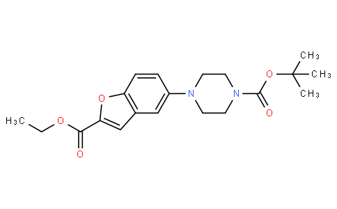4-[2-(乙氧羰基)-5-苯并呋喃基]-1-哌嗪羧酸叔丁酯