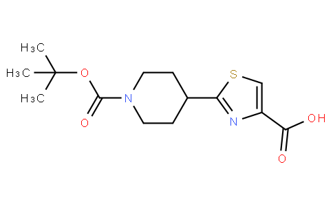 2-[1-(叔丁氧羰酰)-4-哌啶基]-1,3-噻唑-4-甲酸