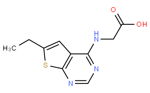 2-[(6-ethylthieno[2,3-d]pyrimidin-4-yl)amino]acetic acid