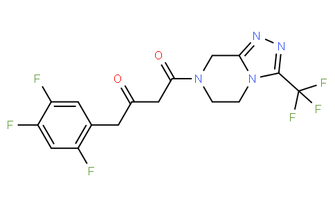 (2Z)-4-氧代-4-[3-(三氟甲基)-5,6-二氫-[1,2,4]三唑并[4,3-a]吡嗪-7-(8H)-基]-1-(2,4,5-三氟苯基)丁-2-酮