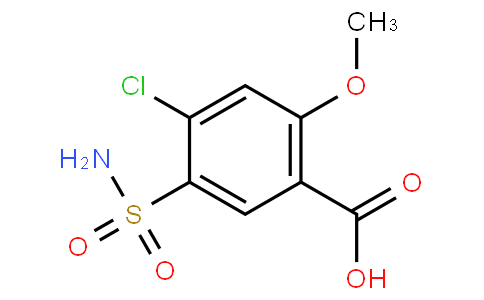 4-Chloro-2-methoxy-5-sulfamoylbenzoic acid