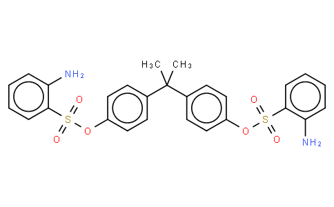 2-Aminobenzenesulfonic acid (1-methylethylidene)di-4,1-phenylene ester