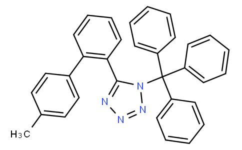 N-(三苯基甲基)-5-(4’-甲基聯(lián)苯-2-基)四氮唑