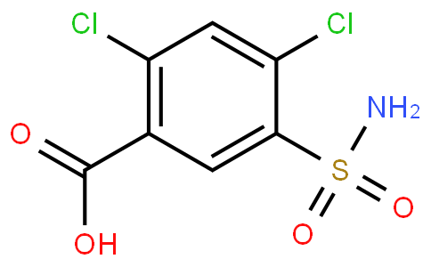 2,4-Dichloro-5-sulfamoylbenzoic acid