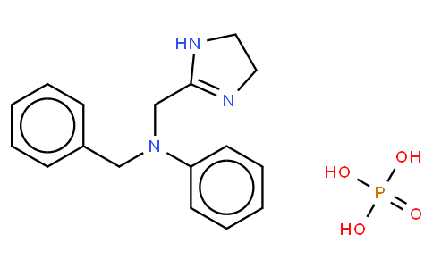 N-benzyl-N-(4,5-dihydro-1H-imidazol-2-ylmethyl)aniline,phosphoric acid