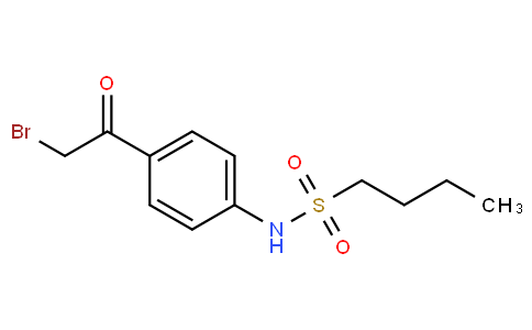 N-(4-bromoacetylphenyl)1-butanesulphonamide