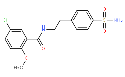 4-[2-(2-甲氧基-5-氯苯甲酰胺基)乙基]苯磺酰胺
