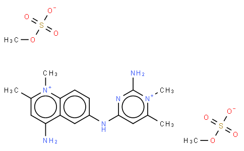 4-N-(4-imino-1,2-dimethylquinolin-6-yl)-1,6-dimethylpyrimidin-1-ium-2,4-diamine,methyl hydrogen sulfate,methyl sulfate