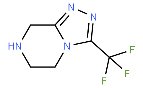3-(三氟甲基)-5,6,7,8-四氫-[1,2,4]三唑并[4,3-a]吡嗪