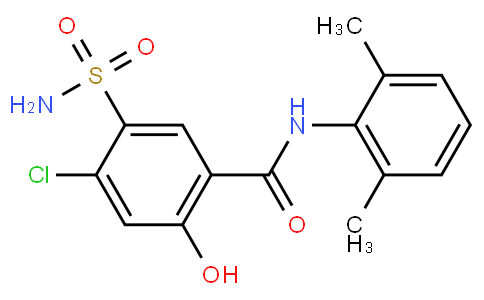 4-chloro-N-(2,6-dimethylphenyl)-2-hydroxy-5-sulfamoylbenzamide