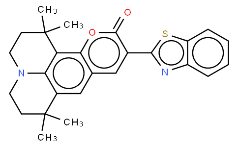 10-(2-苯并噻唑基)-2,3,6,7-四氫-1,1,7,7-四甲基-1H,5H,11H-[1]苯并吡喃[6,7,8-ij]喹啉嗪-11-酮