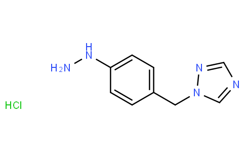 1-[(4-Hydrazinophenyl)methyl]-1H-1,2,4-triazole hydrochloride