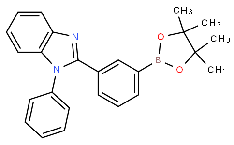 1-phenyl-2-[3-(4,4,5,5-tetramethyl-1,3,2-dioxaborolan-2-yl)phenyl]benzimidazole