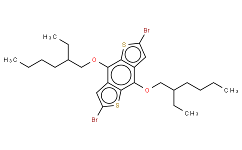 2,6-二溴-4,8-雙(2-乙基己氧基)苯并 [1,2-b,4,5-b2]-二-噻吩