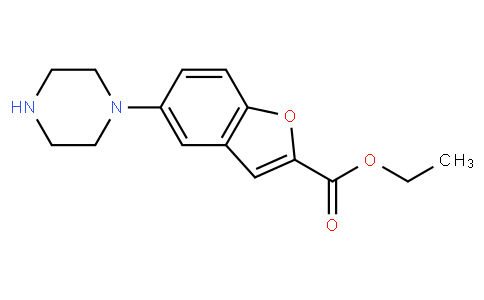 維拉佐酮中間體5-(哌嗪-1-基)苯并呋喃-2-甲酸乙酯