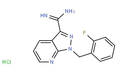 1-[(2-氟苯基)甲基]-1H-吡唑并[3,4-b]吡啶-3-羧酰胺鹽酸鹽